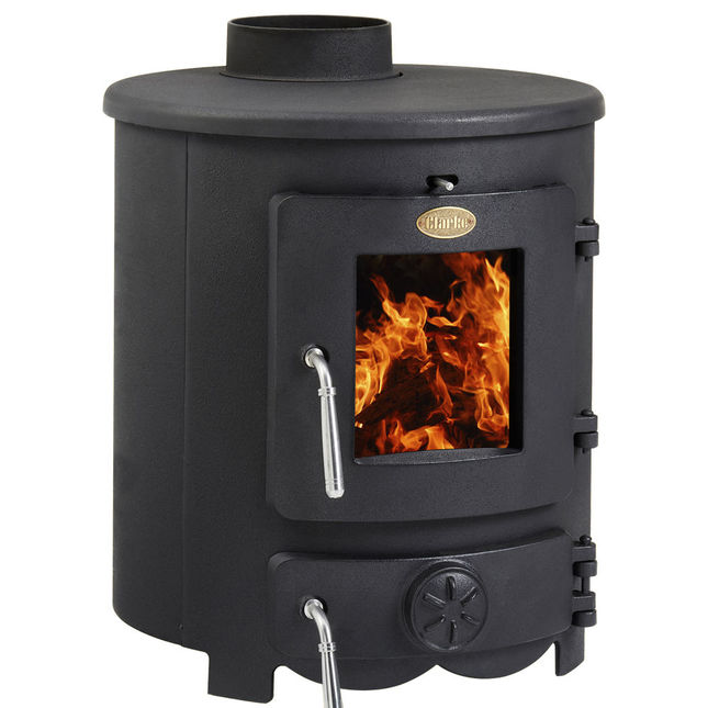 Barrel III stove by Clarke