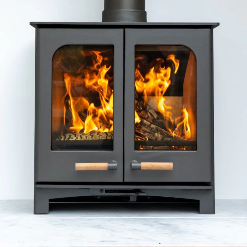 Twin Door Panoramic stove by Ecosy+