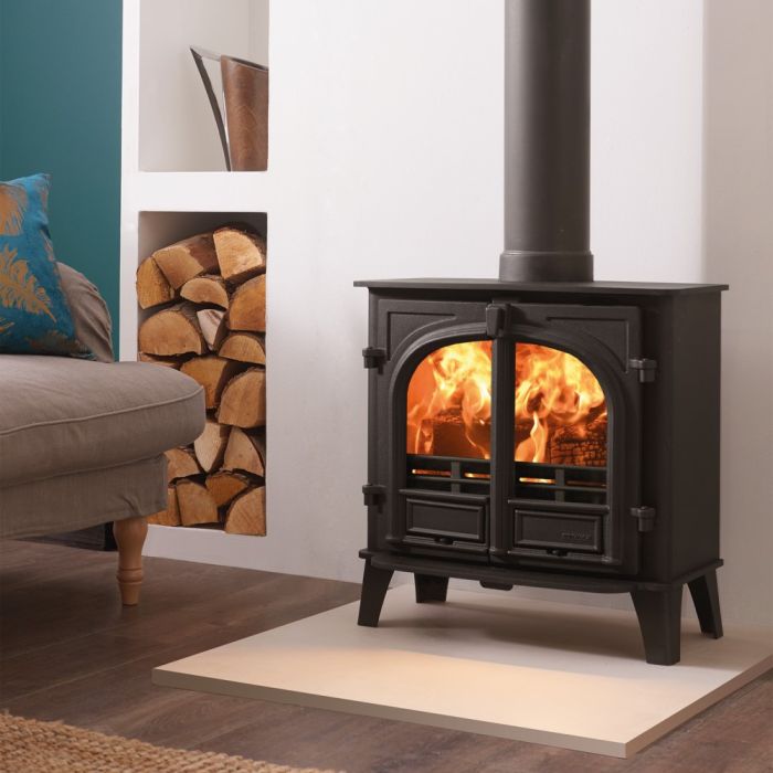 Stockton 5 Wide Double Door stove by Stovax